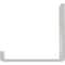 Ekena Millwork Steel Hanging Shelf Bracket, White Primer 2"W x 6"D x 5 1/2"H BKTM02X06X05HSPWH - alternate 4